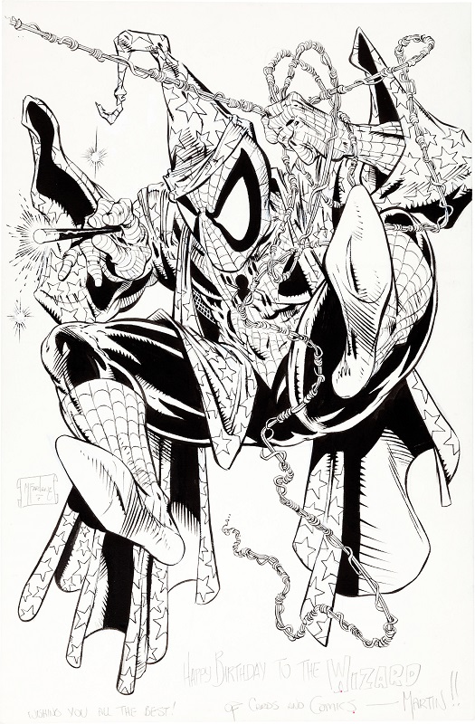 Todd McFarlane Art: Original Comic Art Values