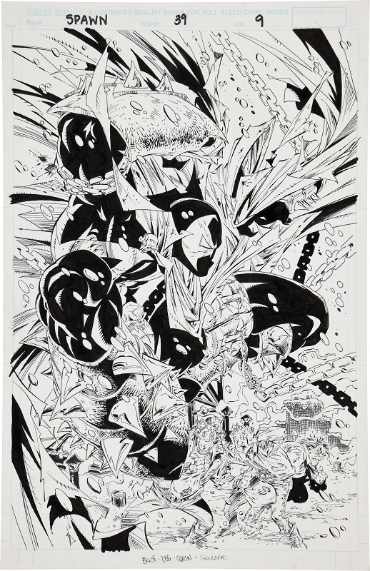 Spawn #39, Page 9. Sold for: $3,883. Click for values
