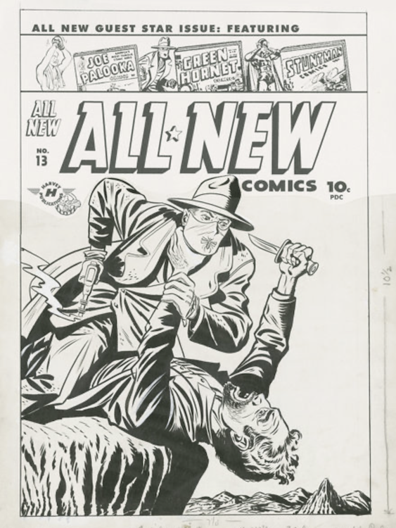 All New Comics #13 Cover Art by Al Avison sold for $1,665. Click here to get your original art appraised.