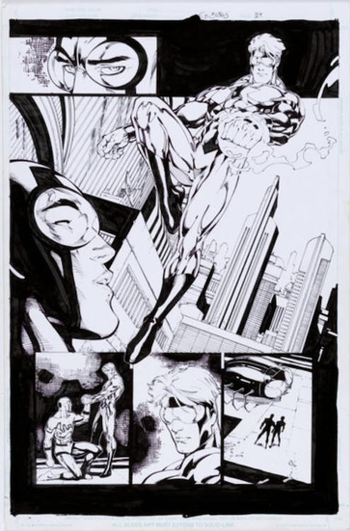 DC Countdown to Infinite Crisis #1 Page 24 by Ed Benes sold for $310. Click here to get your original art appraised.