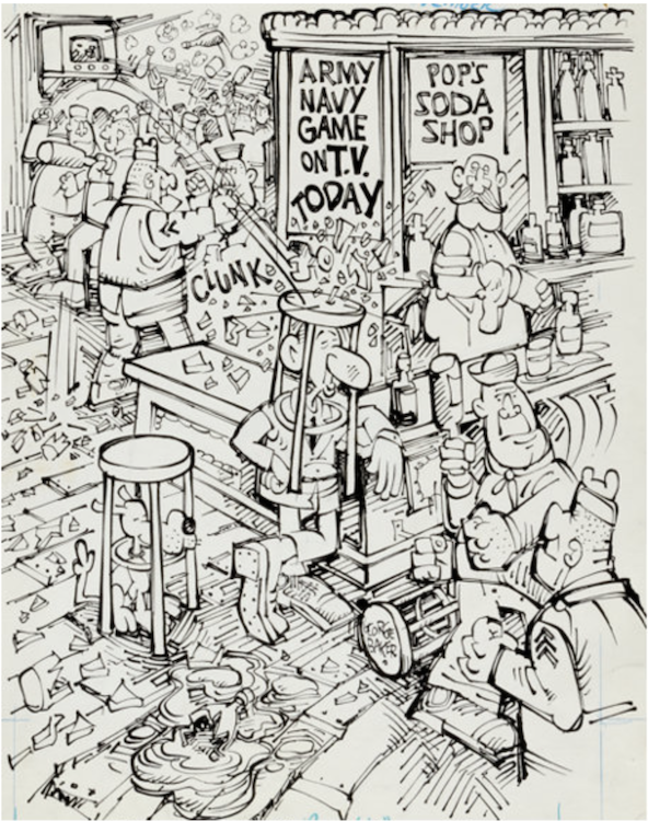 Sad Sack #189 1967-Fire Dept Cover-George Baker-Military comic art