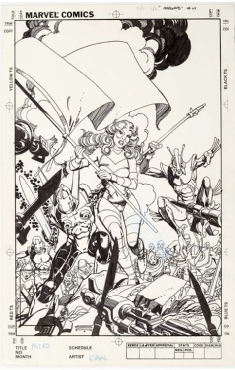 Micronauts #44 Cover Art by Gil Kane sold for $18,000. Click here to get your original art appraised.