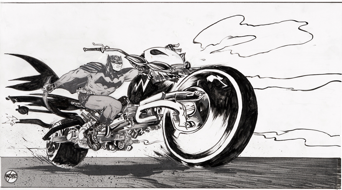 Batman Specialty Illustration by Paul Pope sold for $5,760. Click here to get your original art appraised.