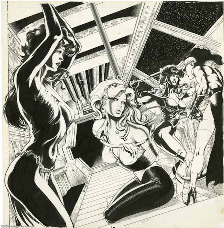 Legends of the Star Gazers #3 Portfolio Illustration by Adam Hughes sold for $1,100. Click here to get your original art appraised.