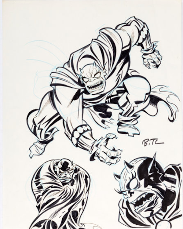 Etrigan the Demon Specialty Illustration by Bruce Timm sold for $1,560. Click here to get your original art appraised.