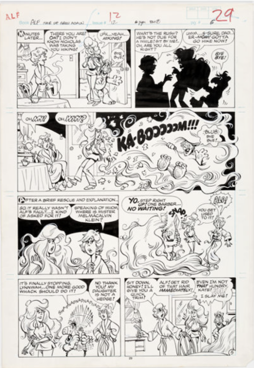 ALF #12 Page 5 by Dave Manak sold for $105. Click here to get your original art appraised.