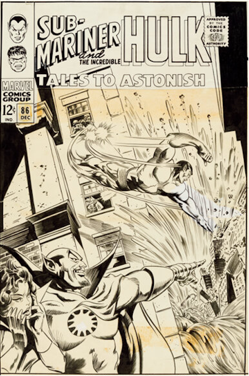 Tales to Astonish #86 Cover Art by Gene Colan sold for $95,000. Click here to get your original art appraised.