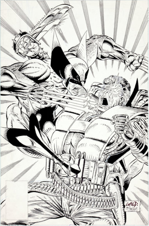 New Mutants #93 Cover Art by Rob Liefeld sold for $22,705. Click here to get your original art appraised.